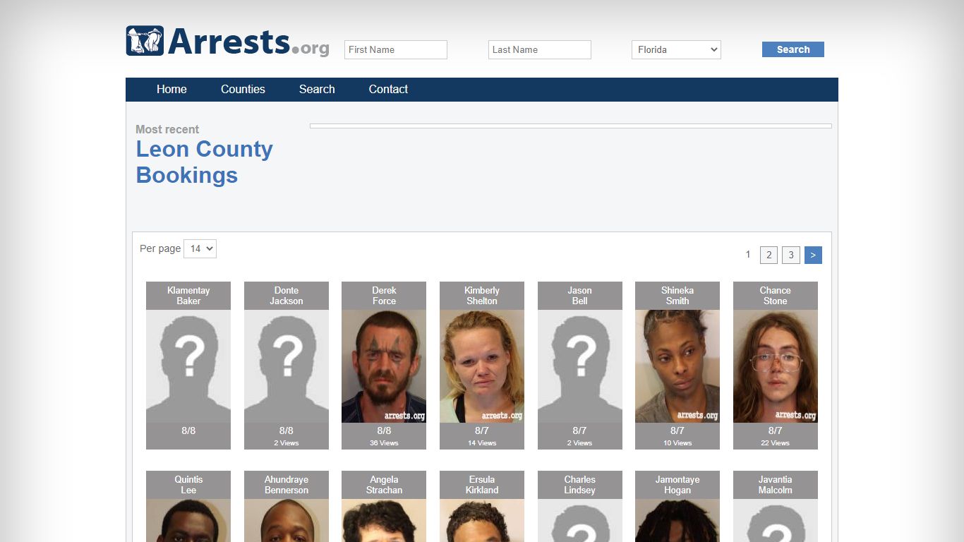 Leon County Arrests and Inmate Search